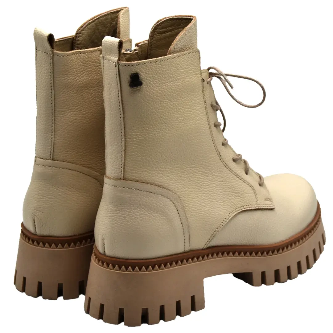 Venüs Deri Kadın Casual Bot Bej 2251811K