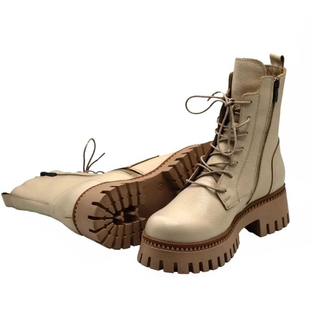 Venüs Deri Kadın Casual Bot Bej 2251811K