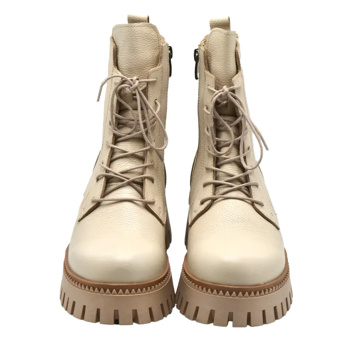 Venüs Deri Kadın Casual Bot Bej 2251811K