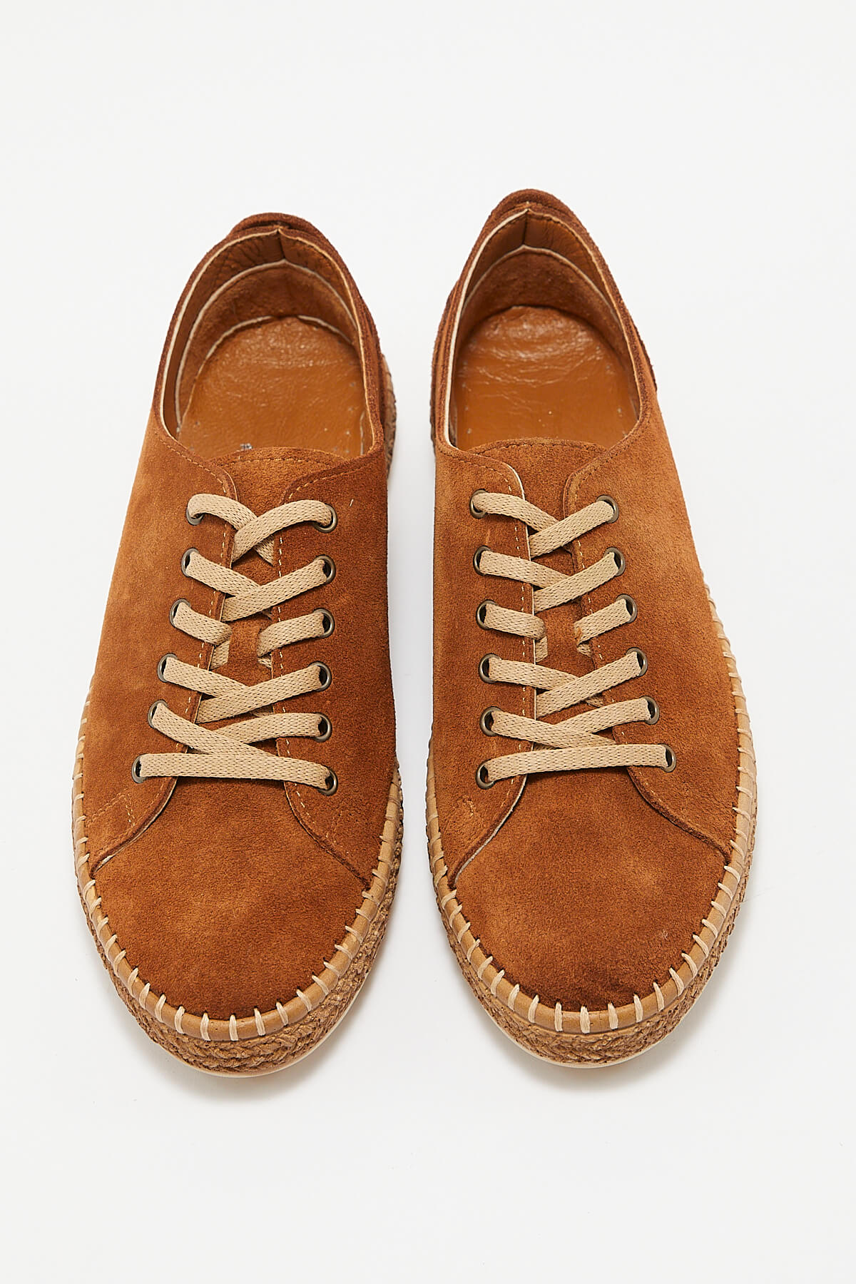 Venüs Deri Kadın Süet Casual Ayakkabı Taba 22051700Y - Thumbnail