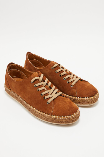 Venüs Deri Kadın Süet Casual Ayakkabı Taba 22051700Y - Thumbnail