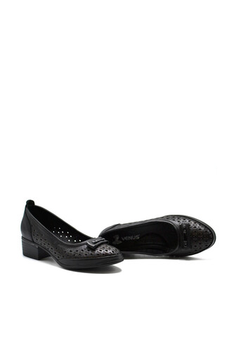 Kadın Topuklu Deri Ayakkabı Siyah 2312502Y - Thumbnail