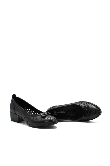 Kadın Topuklu Deri Ayakkabı Siyah 2312502Y
