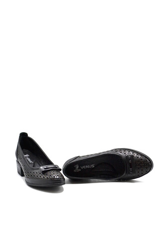 Kadın Topuklu Deri Ayakkabı Siyah 2312502Y - Thumbnail