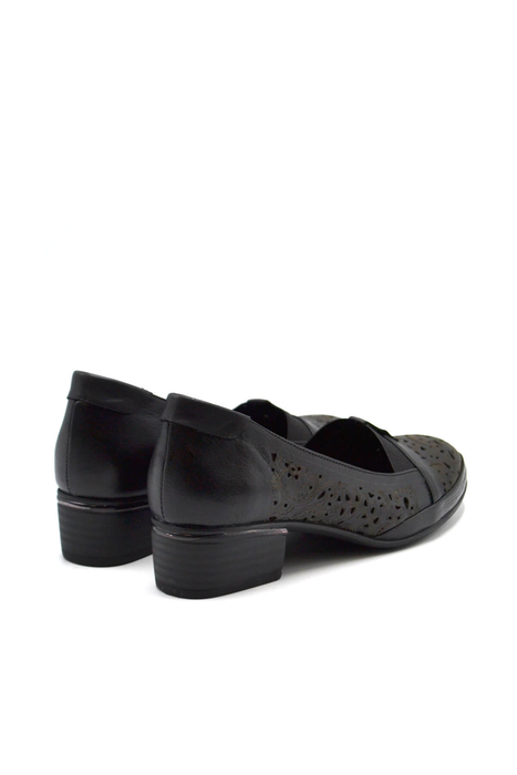 Kadın Topuklu Deri Ayakkabı Siyah 2312503Y