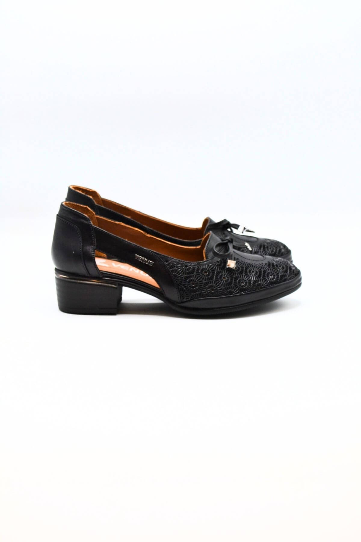 Kadın Topuklu Deri Ayakkabı Siyah 2312522Y