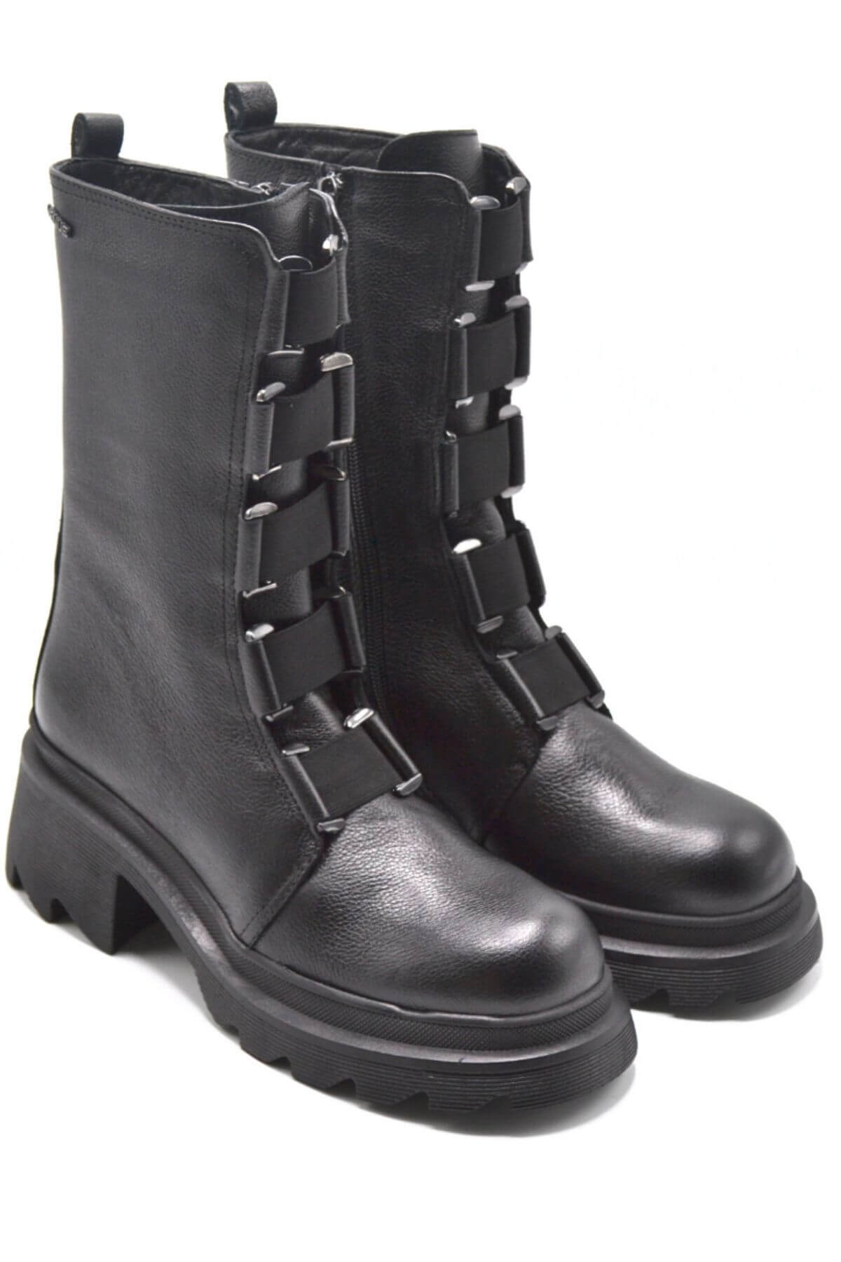 Venüs - Venüs Deri Kadın Casual Bot Siyah 2153923K