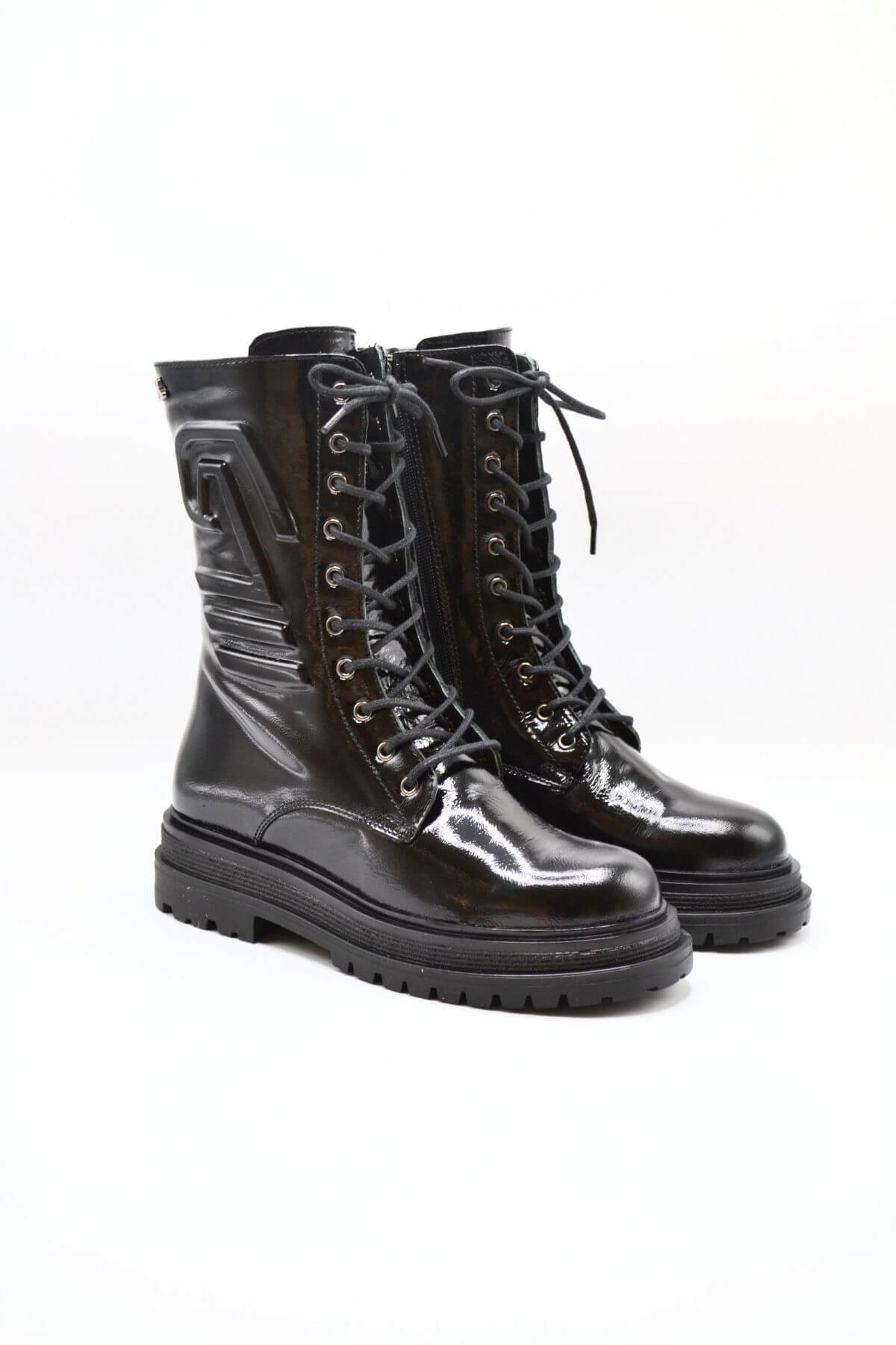 Venüs - Venüs Deri Kadın Postal Bot Siyah 2152113K