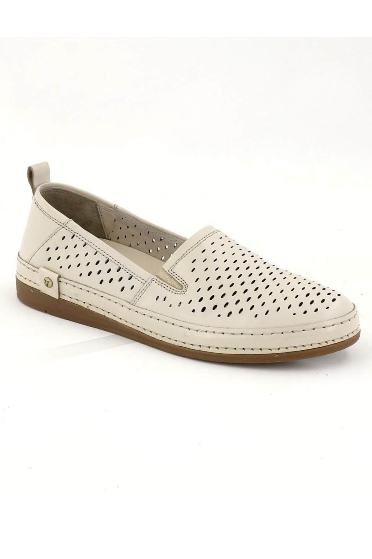 Kadın Yazlık Comfort Deri Ayakkabı Beyaz 2211201Y - Thumbnail