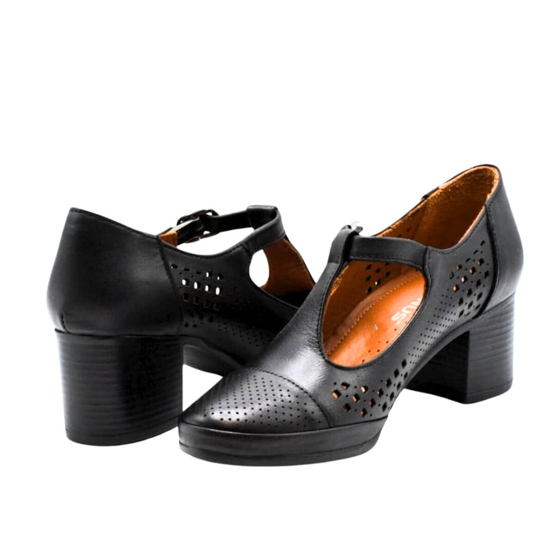 Venüs Deri Kadın Topuklu Ayakkabı Siyah 1911923Y - Thumbnail