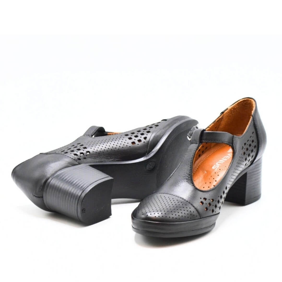 Venüs Deri Kadın Topuklu Ayakkabı Siyah 1911923Y Venüs Deri Kadın Topuklu Ayakkabı Siyah 1911923Y