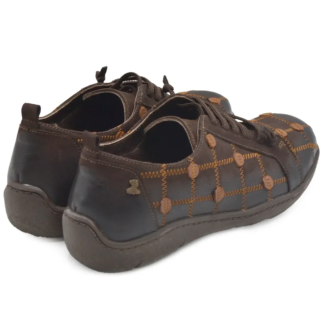 Venüs - Venüs Deri Kadın Süet Casual Ayakkabı Kahve 2152806K