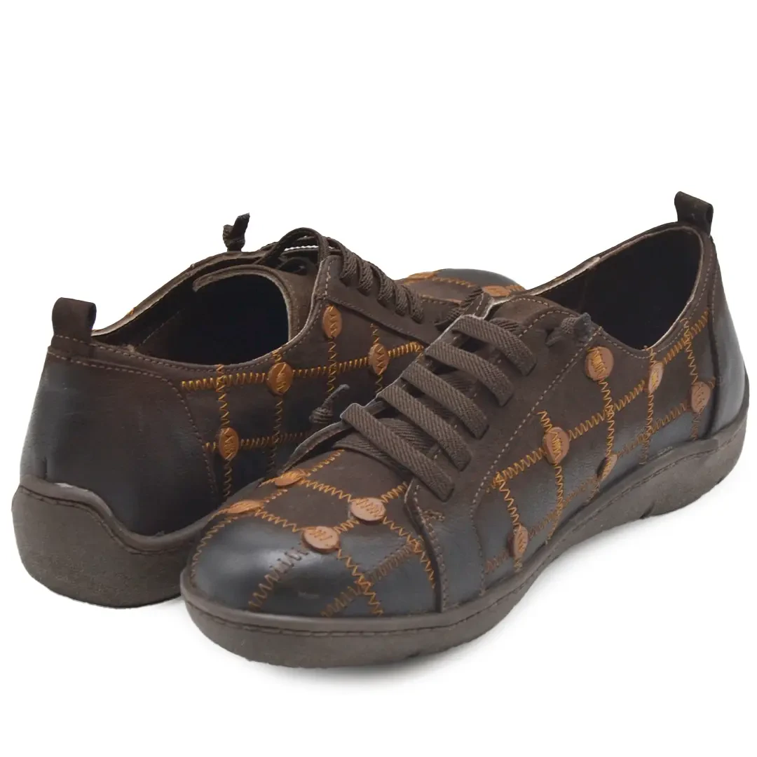 Venüs Deri Kadın Süet Casual Ayakkabı Kahve 2152806K - Thumbnail