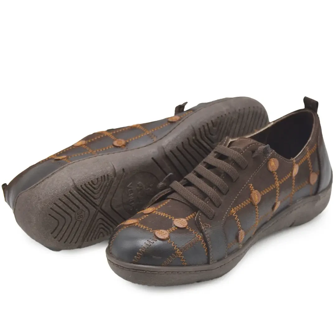 Venüs Deri Kadın Süet Casual Ayakkabı Kahve 2152806K