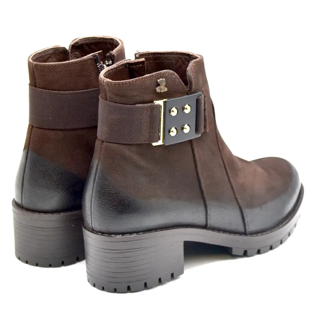 Venüs - Venüs Deri Kadın Süet Casual Bot Kahve 3309K