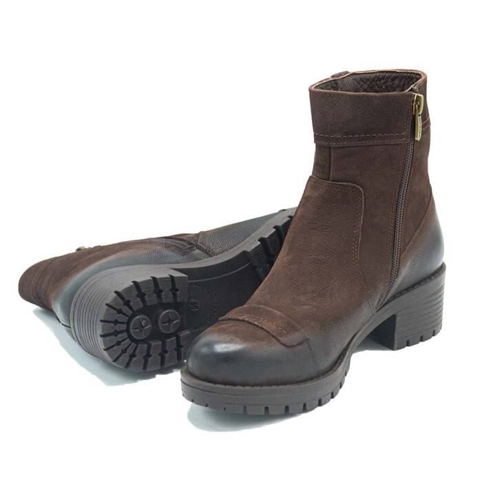 Venüs Deri Kadın Süet Casual Bot Kahve 3371K