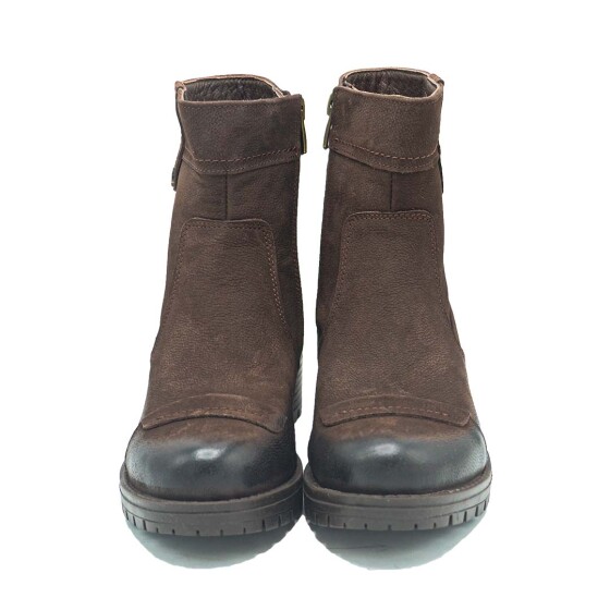 Venüs Deri Kadın Süet Casual Bot Kahve 3371K - Thumbnail