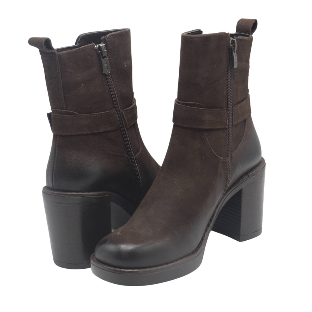 Venüs Deri Kadın Nubuk Topuklu Casual Bot Kahve 2453603K Venüs Deri Kadın Nubuk Topuklu Casual Bot Kahve 2453603K