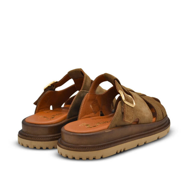 Venüs Deri Kadın Süet Terlik Kum 26322731Y - 3