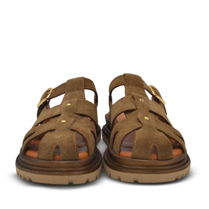 Venüs Deri Kadın Süet Terlik Kum 26322731Y - 6