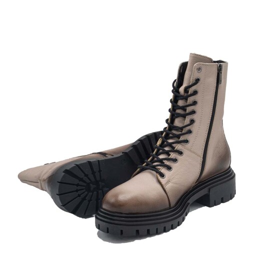 Venüs Deri Kadın Casual Bot Nude 2253806K - Thumbnail