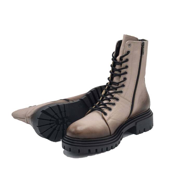 Venüs Deri Kadın Casual Bot Nude 2253806K