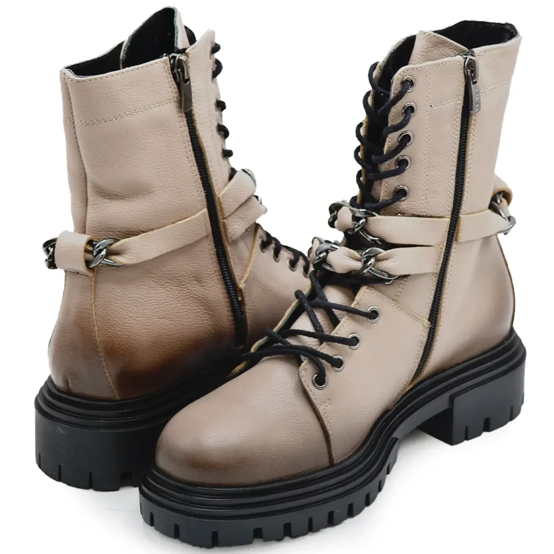 Venüs Deri Kadın Casual Bot Nude 2253806K Venüs Deri Kadın Casual Bot Nude 2253806K