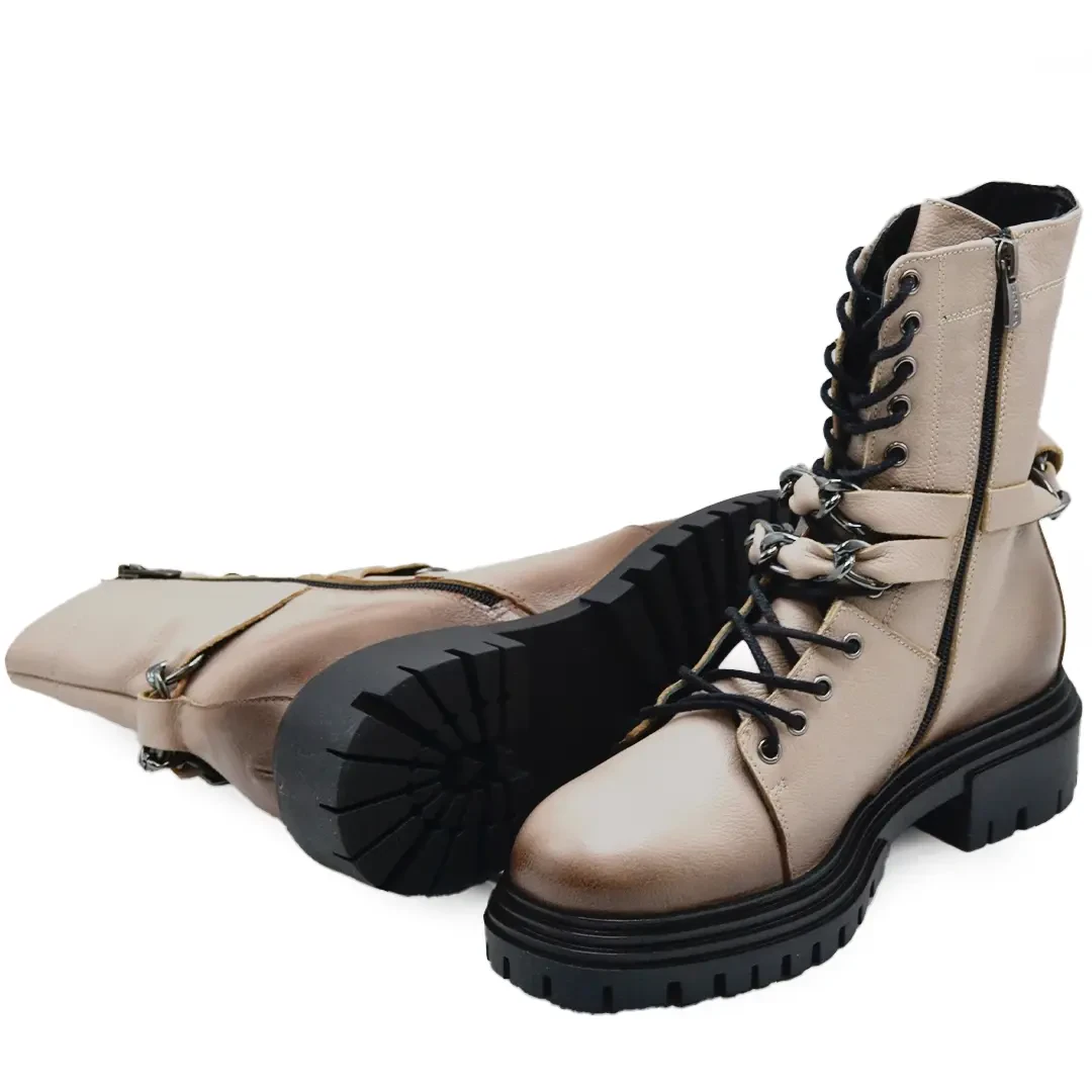 Venüs Deri Kadın Casual Bot Nude 2253806K - Thumbnail