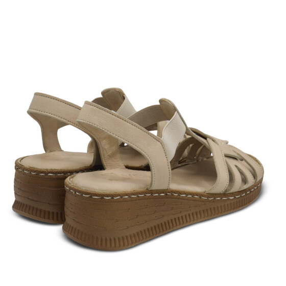 Venüs Deri Kadın Sandalet Nude 24028801Y - 3