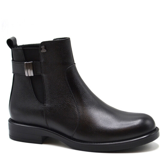 Venüs - Venüs Deri Kadın Comfort Bot Siyah 1852533K