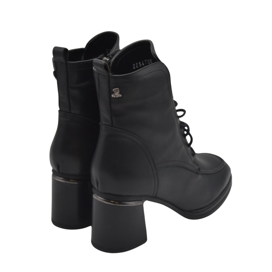 Venüs Deri Kadın Topuklu Bot Siyah 2254706K - Thumbnail