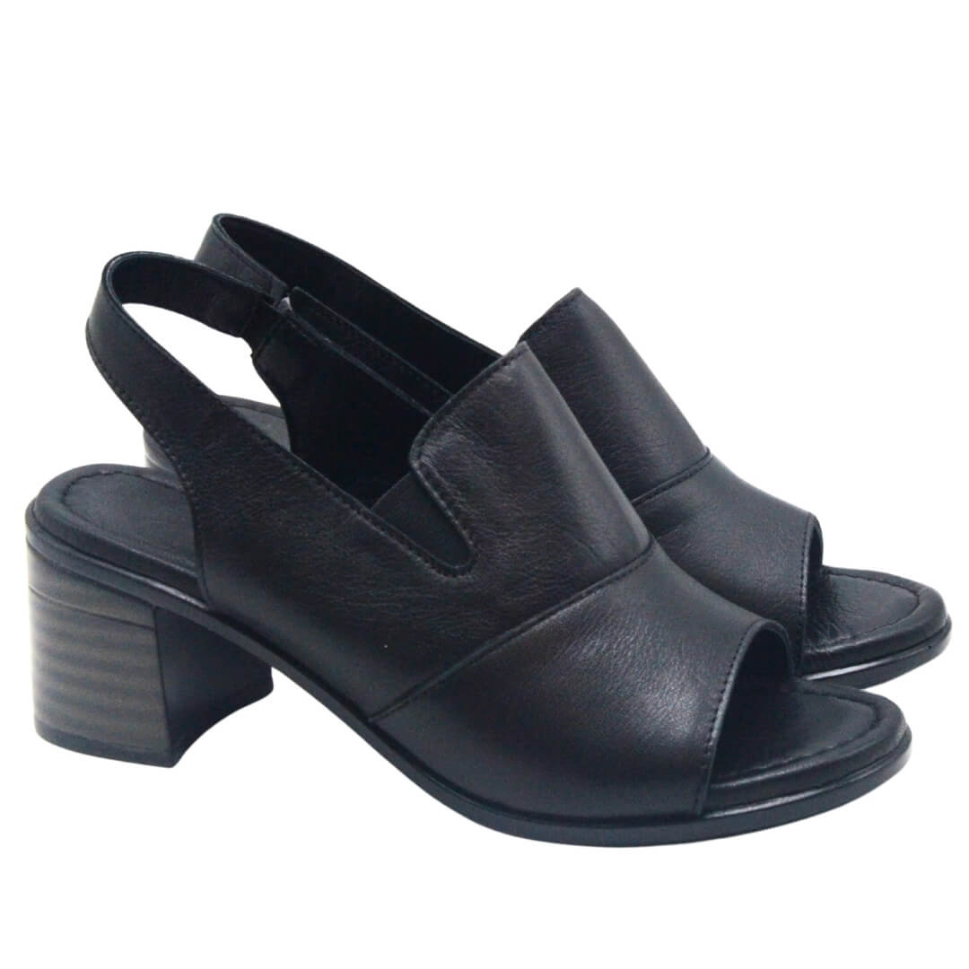 Venüs Deri Kadın Topuklu Sandalet Siyah 24381825Y Venüs Deri Kadın Topuklu Sandalet Siyah 24381825Y