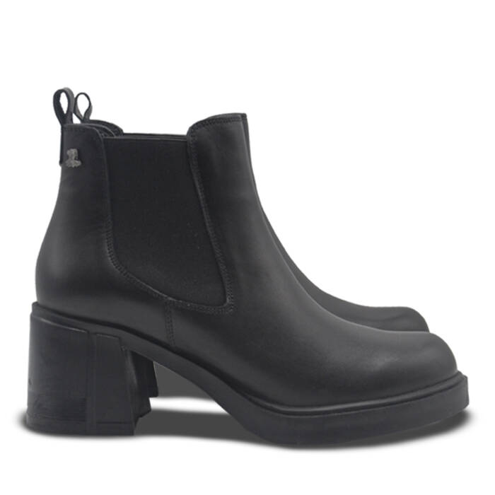  Venüs Deri Kadın Topuklu Bot Siyah 2452402K