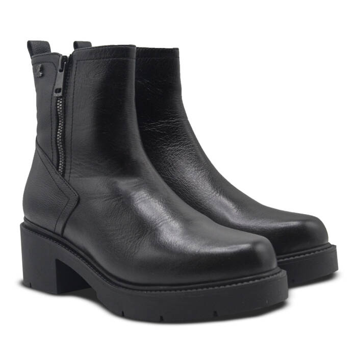 Venüs Deri Kadın Casual Bot Siyah 2454601K