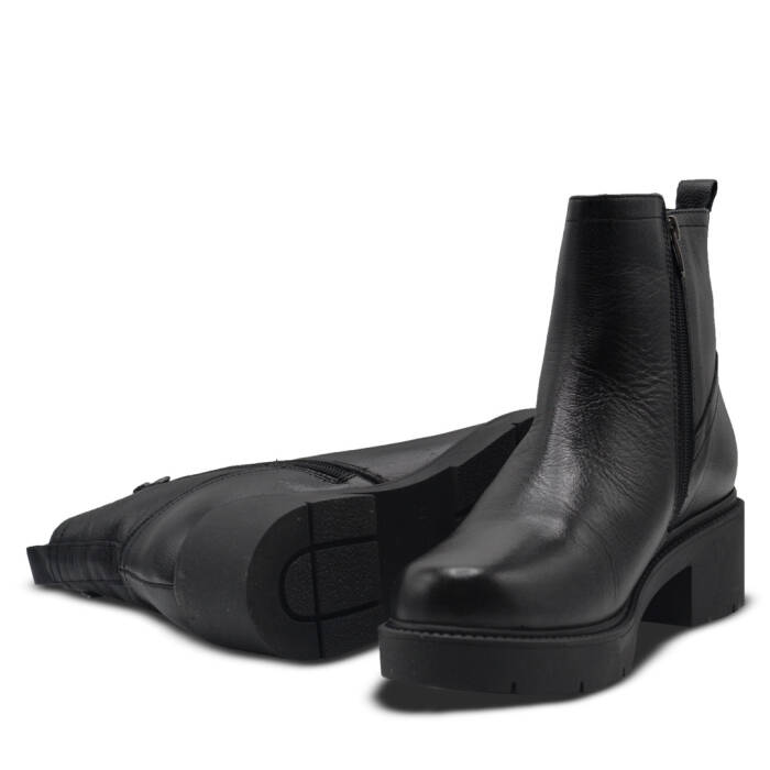 Venüs Deri Kadın Casual Bot Siyah 2454601K