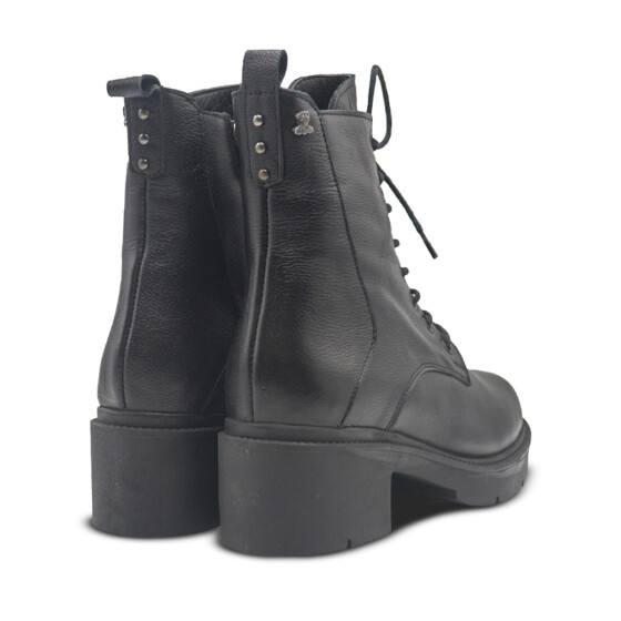  Venüs Deri Kadın Postal Bot Siyah 2454603K - Thumbnail