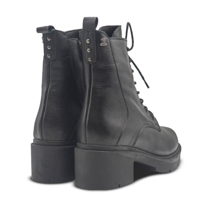  Venüs Deri Kadın Postal Bot Siyah 2454603K