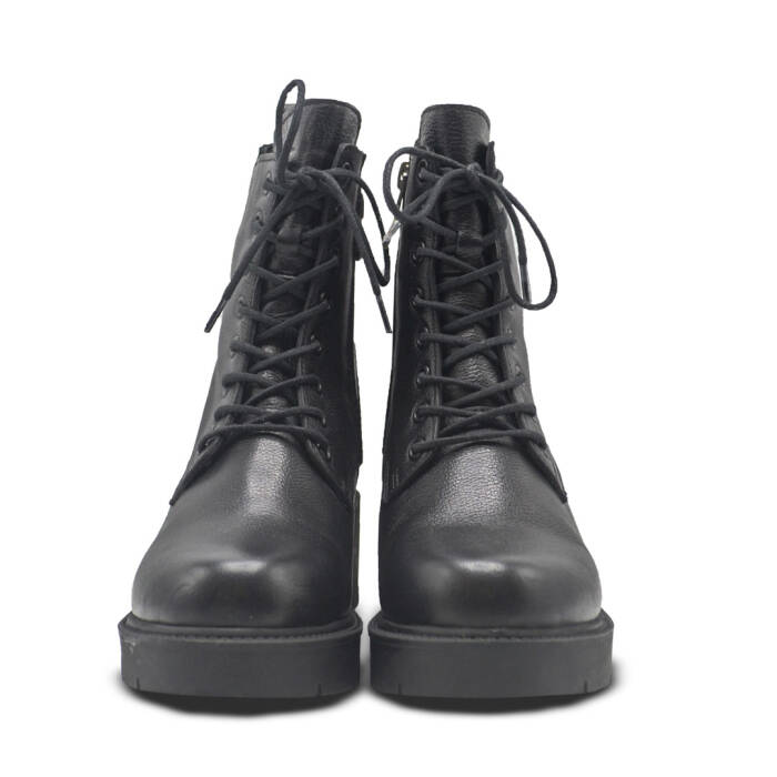  Venüs Deri Kadın Postal Bot Siyah 2454603K