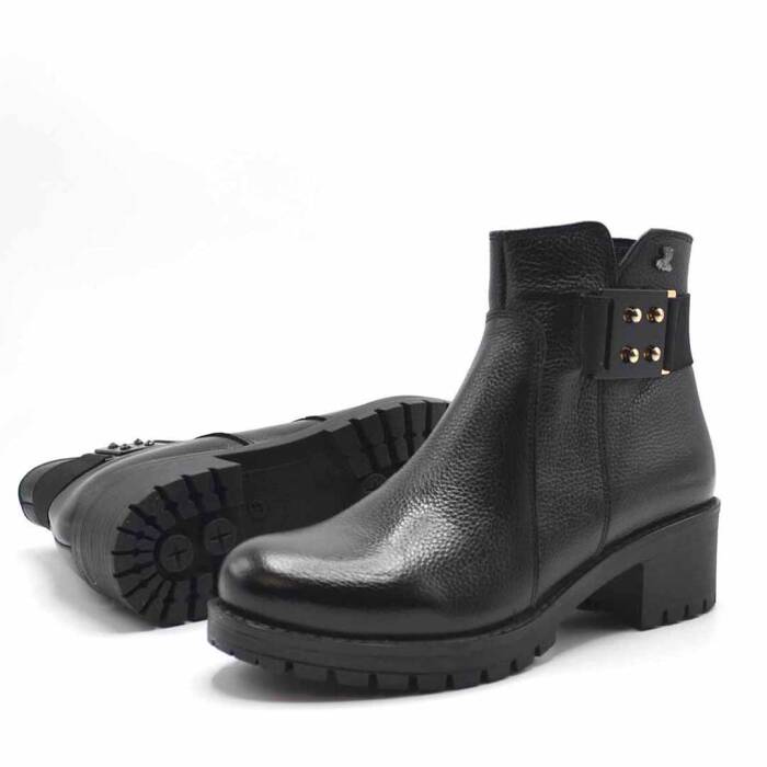 Venüs Deri Kadın Casual Bot Siyah 3309K