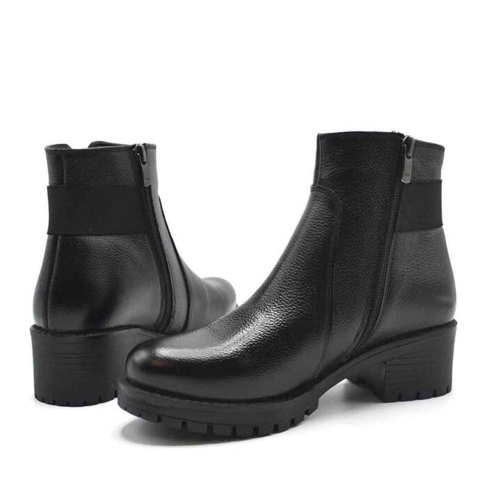 Venüs Deri Kadın Casual Bot Siyah 3309K