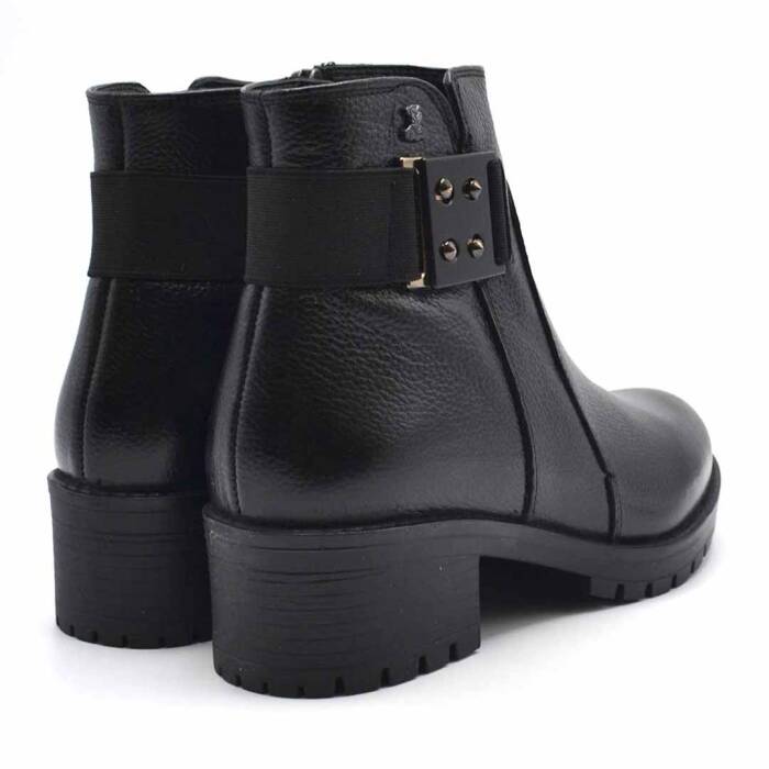 Venüs Deri Kadın Casual Bot Siyah 3309K
