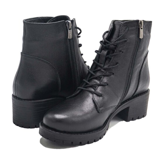 Venüs Deri Kadın Casual Bot Siyah 3312K - Thumbnail