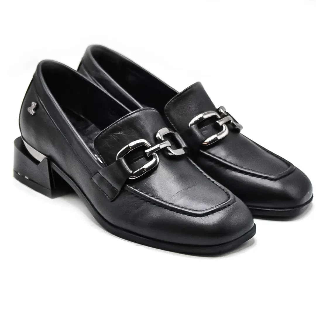 Venüs Deri Kadın Topuklu Ayakkabı Siyah 2350202K