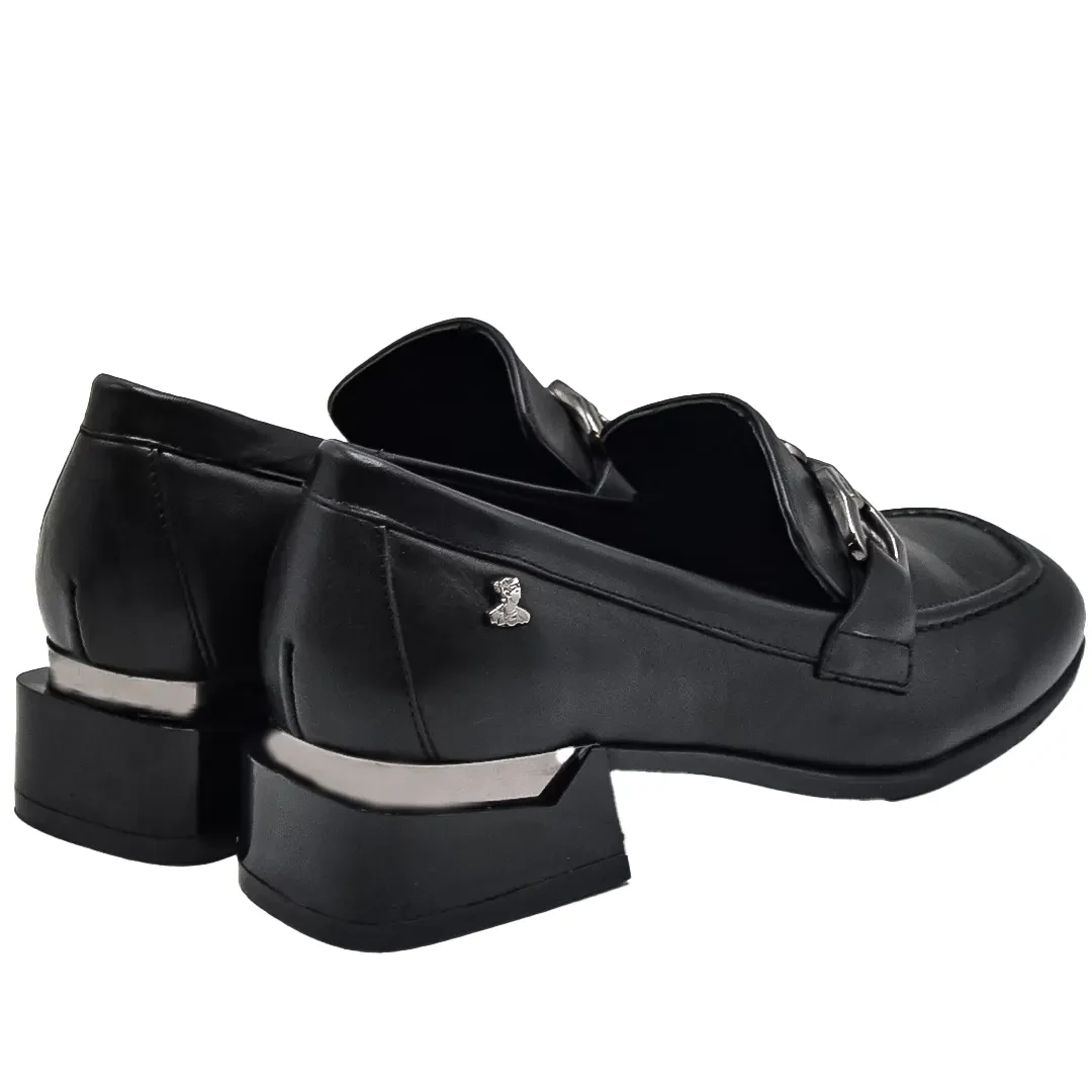 Venüs Deri Kadın Topuklu Ayakkabı Siyah 2350202K