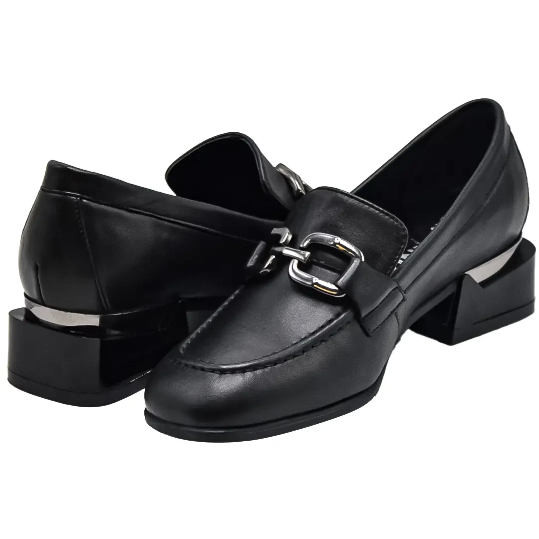 Venüs Deri Kadın Topuklu Ayakkabı Siyah 2350202K