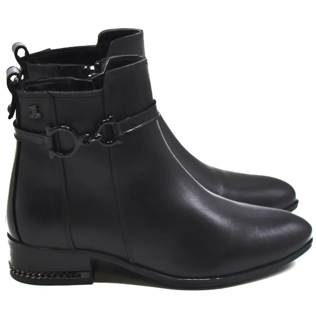 Venüs Deri Kadın Topuklu Casual Bot Siyah 2152711K