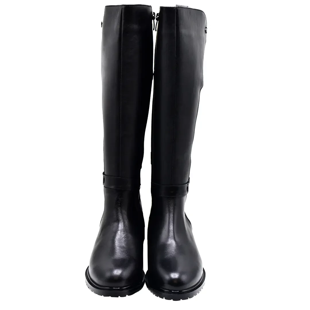 Venüs Deri Kadın Çizme Siyah 20741K - Thumbnail