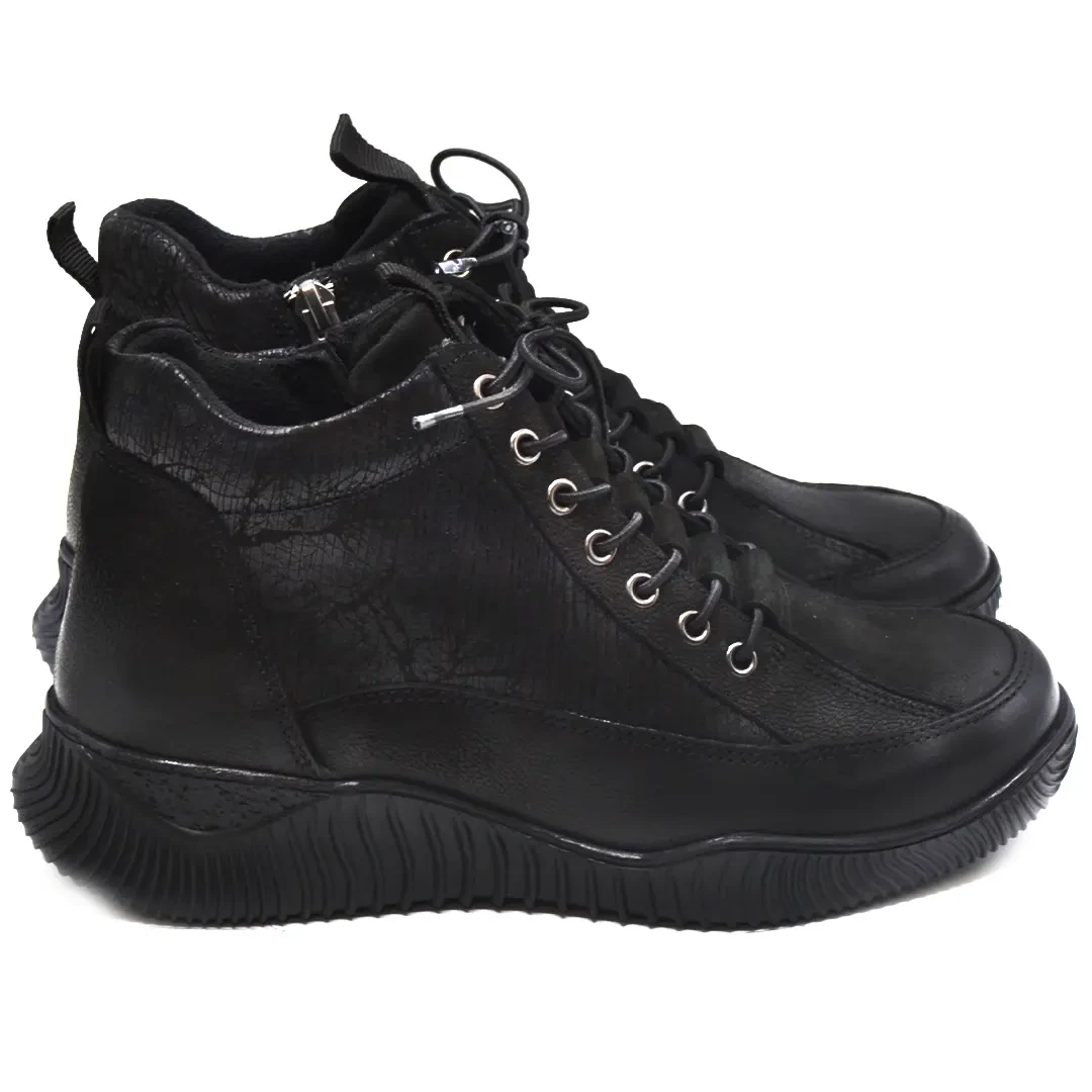 Venüs - Venüs Deri Kadın Nubuk Casual Bot Siyah 1953837K Venüs - Venüs Deri Kadın Nubuk Casual Bot Siyah 1953837K