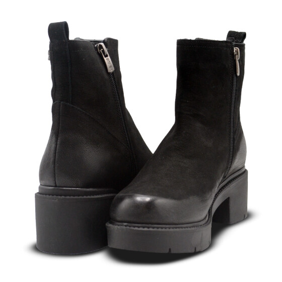 Venüs Deri Kadın Süet Casual Bot Siyah 2454601K - 4