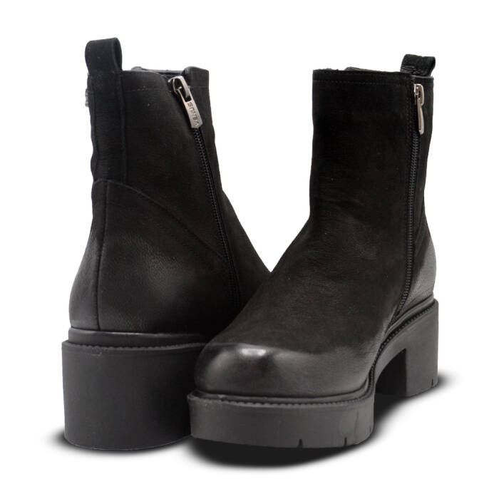 Venüs Deri Kadın Süet Casual Bot Siyah 2454601K - 4
